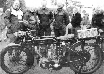 Two sets of father and son, Jimmy and Andy Burns with Peter and Gordon Hull.