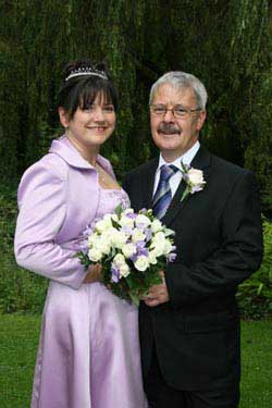 John and Lillian pictured after their wedding.