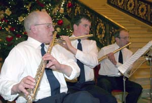 Sandy Wilson, David Steele and David Cummins.