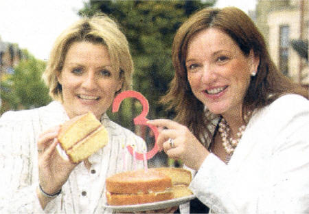 Maire Campbell, Public Affairs and Communications Manager, Coca-Cola Bottlers and Joan Burney-Keatings, Cinemagic Chief Executive celebrate the sponsorship