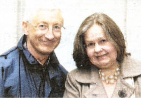 Bill Forsythe, from Lisburn, one of the organisers, and Harry Ferguson's granddaughter, Sally Fleming, at the Ferguson Day on Saturday. US3408_510cd