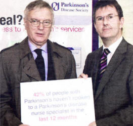 Mr. Jim Henry with Lagan Valley MP Jeffrey Donaldson.