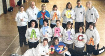 The Hillsborough team before they set off to Malawi