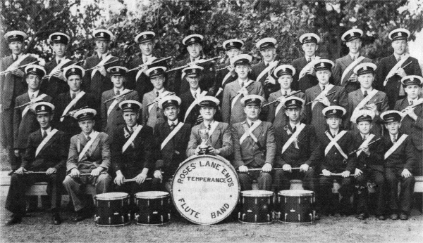 Roses Lane Ends band on July 12, 1948.