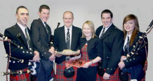 L to R: Ivor Bingham, William Wallace, Alan Kerr, Roberta Ferguson (Chairperson), Ian Wallace and Deborah Elliott.