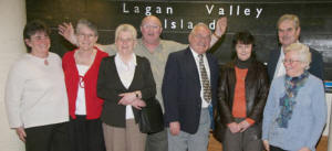 Tom Watson, sisters Betty, Anne and Sandra and some of the people who celebrated St Patrick’s night at the Island Hall.