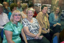 Catherine O’Reilly, Elizabeth Wilson and Moya and Anne Devlin enjoying the fun at the Lock Keeper’s Cottage.