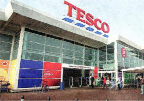 The Tesco store at Bentrim Road, Lisburn