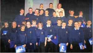 Children at St Colm's High School Twinbrook