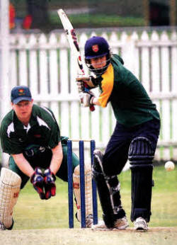 Glen Halliday batting for Lisburn during Saturday's match against Downpatrick. US2110-535cd
	