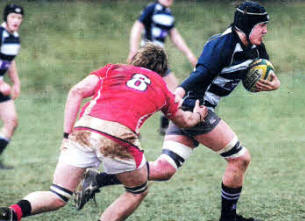 Jamie Clements in action versus Regent House in the Schools' Cup quarter final. US0810-122A0
					