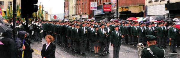 The parade prepares to move off