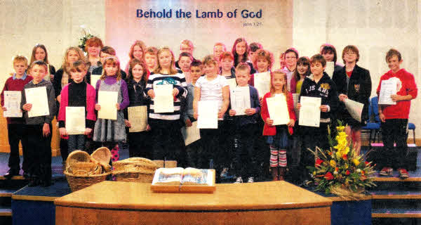 Lisburn School of Music students who received certificates