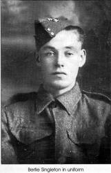 Bertie Singleton in uniform