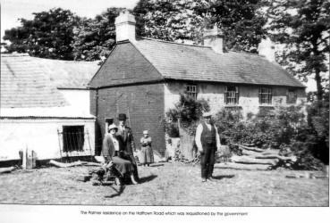 The Palmer residence on the Halftown Road which was requisitioned by the government