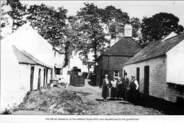 The Palmer residence on the Halftown Road which was requisitioned by the government