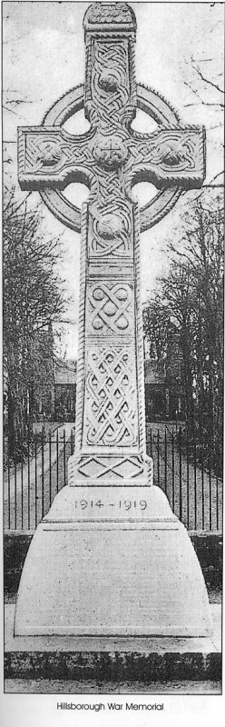 Hillsborough War memorial